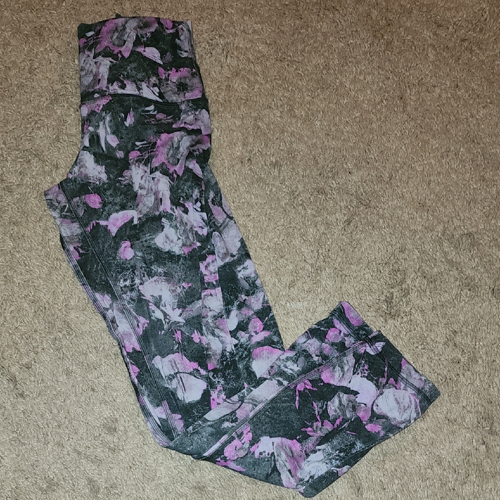 Lululemon Athletica Floral Leggings